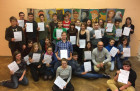 Die Schüler und Schülerinnen aus den Klassen 6a und 6b.