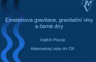 Obrázek k článku Fascinující svět Einsteinovy gravitace